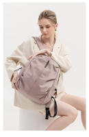 Mochilas al aire libre para mujer Mochila multifuncional para mujer con puerto de carga externo Mochila impermeable Bolsas de viaje para senderismo Preciosa moda Rosa - details 14