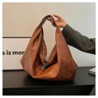 Bolsos de hombro grandes negros para mujer, bolso de compras grande, bolso cruzado de cuero suave de calidad de Color sólido, bolso de mano de viaje para mujer - details 18