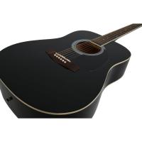 Guitarra acústica con bolsa, Color Negro - details 3