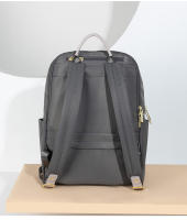 Mochila de viaje para computadora portátil Color gris Mochilas de viaje para mujer Gran capacidad para llevar en la mano Mochilas para portátil de 14 "Mochila de negocios para mujer Tela Oxford impermeable - details 17