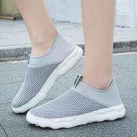 Zapatillas deportivas antideslizantes para hombre y mujer, zapatos transpirables para caminar, Tenis atlético, correr, gimnasio, viajes, trotar, color gris - details 4