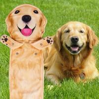Toallas de mano creativas para perros de dibujos animados, toalla colgante absorbente suave de 60cm, toallas de animales simuladas de secado rápido engrosadas - details 7