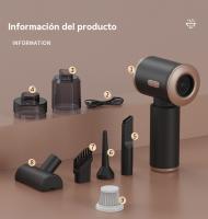 Aspiradora de Doble Propósito para Coche y Hogar Mini Aspiradora de Alta Succión Inalámbrica Portátil - details 13