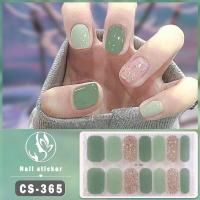 Pegatinas de Uñas de Gel de Plata Brillo Completo Adhesivo Fácil Manicura Francesa Sencilla Belleza - details 4