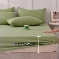 Sábana Bajera Microfibra Cepillada Extra Suave - Elástico alrededor - details 4