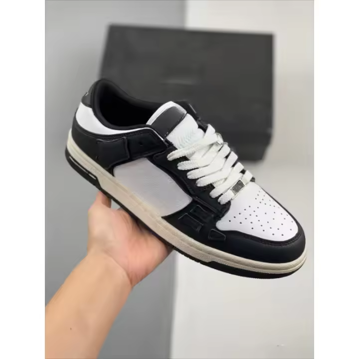 Versátil tendencia low top negro y negro hombres zapatos de tabla de verano casual deporte zapatos de mujer - 1
