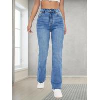 Pantalones vaqueros de cintura alta para mujer, pantalones delgados sueltos, nueva moda - details 5
