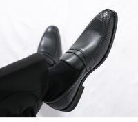 Mocasines, zapatos sin cordones, zapatos formales sin cordones de estilo británico, zapatos de hombre - details 11