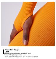 Camiseta deportiva de secado rápido para mujer, Top de Yoga sin costuras, manga larga, con cremallera elástica - details 5