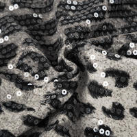 Pantalones Cortos de Lentejuelas Brillantes BUNO Mini Pantalones de Cintura Alta con Estampado de Leopardo Ropa de Calle Impactante - details 30