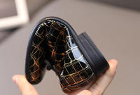 Zapatos planos informales de cuero para niños, antideslizantes para estudiantes, zapatos de boda para actuaciones escolares - details 12