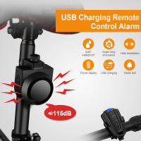Wireless Bike Vibration Alarm 115dB Waterproof USB Charging Remote Control Motorcycle Electric Bicycle Security Burglar Alarm - details 2