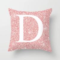 Cojín de sofá rosa con letras ostentosas, almohada con respaldo central, 45x45cm - details 9