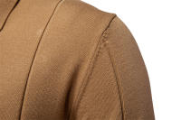 Camisa Polo Deportiva Para Hombre AIOPESON Color Sólido Con Cierre De Cremallera Ajustada Para Oficina Y Social Transpirable Polyester Viscosa - details 22
