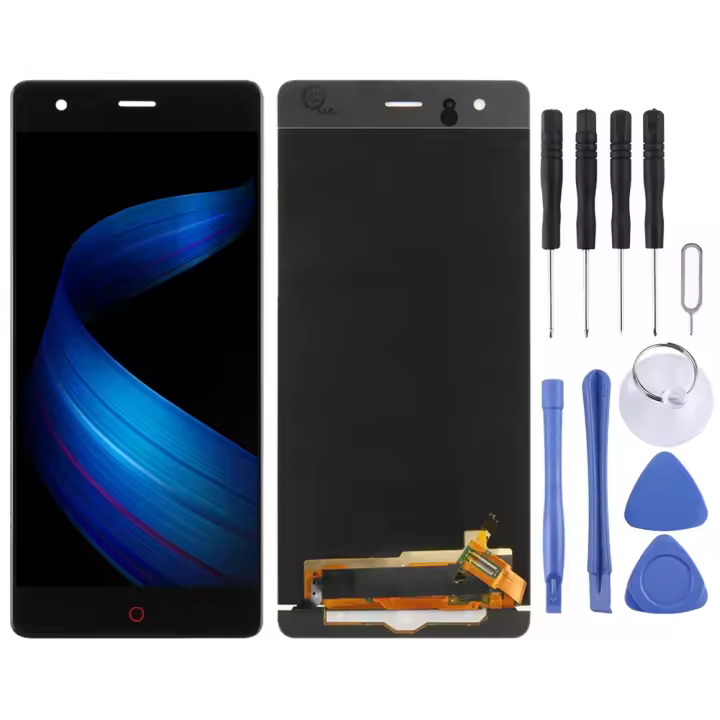 Pantalla LCD OEM para ZTE Nubia Z17 Lite NX591J con ensamblaje completo de digitalizador (negro) - 1