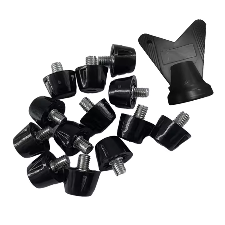 Tacos profesionales para botas de fútbol, tachuelas de repuesto para piezas, con llave, 7mm, 12 M5 - 1