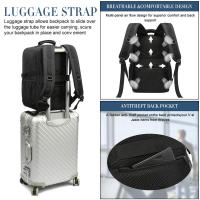 Mochila de cabina para avión para mujer, 40x20x25, impermeable, para deportes al aire libre - details 3