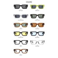 Gafas de Sol Cuadradas Y2K Estilo Vintage con Montura Grande Tonos Retro UV400 Para Mujer y Hombre - details 7