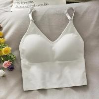Top Deportivo para Mujer Camisola sin Mangas con Sujetador Incorporado Color Sólido Estilo Crop - details 11
