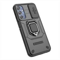 Funda protectora de cámara deslizante para Samsung GALAXY M34 5G, carcasa trasera con soporte de anillo magnético, 2023 M, 34 - details 11