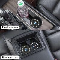 Alfombrilla para taza de agua de coche, accesorios de almacenamiento Interior para E91 X5 E70 F11 E30 F31 X3 F25 E61 E83 X1 E53 E87 F40 F32 x7, 2 uds. - details 3