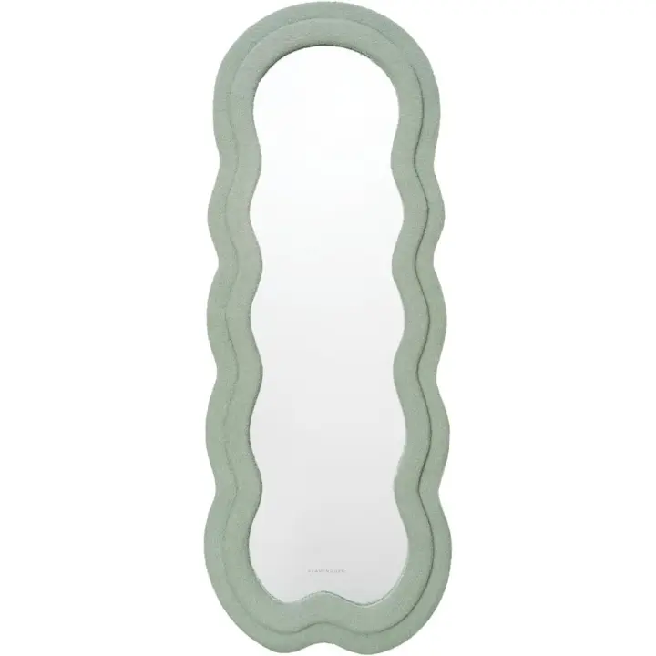 Espejo de pie de cuerpo entero, espejo de pie, espejo irregular, espejo grande, espejo de habitación, espejo decorativo de pared - 1