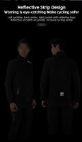 WEST BIKING-abrigo de ciclismo a prueba de viento para hombre y mujer, Jersey deportivo ligero con sombrero oculto, impermeable y reflectante, primavera y otoño - details 9