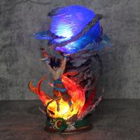 Figuras de acción de Pvc coleccionables, juguetes coleccionables de 25cm, Spirit Bomb, Sou Goku, estatua de Super Saiya, regalo - details 2