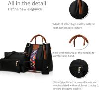 Bolsos Antirrobo de Hombro para Mujer, 4 Piezas, Bolso Bandolera para Mujer, Monedero - details 12