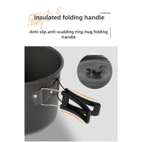 Juego de Sartenes Antiadherentes Portátil para Barbacoa, Picnic, Autoconducción, Acampar con Agua Caliente Para 4-6 Personas - details 9