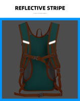 Mochila deportiva para hombre y mujer, bolso de hombro con rayas reflectantes, ideal para viajes, montañismo, escalada y ciclismo - details 6