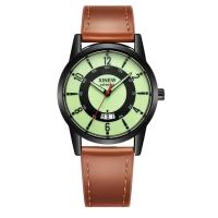 Relojes baratos de marca XINEW genuinos de lujo de primera calidad para niños, reloj de cuarzo con fecha y correa de Cuero Simple a la moda negra, reloj Erkek Barato Saat Relogio Masculino - details 14