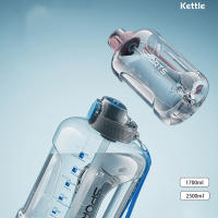 Botella de Agua Deportiva de Gran Capacidad Sin BPA, Portátil, con Pajita 1700ML/2500ML/3800ML - details 16