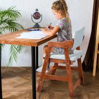 haya silla profesor 6 niveles altura regulable, estable y segura hasta 90 kg y adultos (Nogal) - details 4