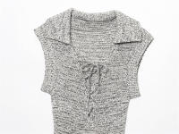 ZOCI- novedad de verano, minivestido sin mangas con solapa decorada con lazo, sencillo, ajustado, informal a la moda para mujer - details 2