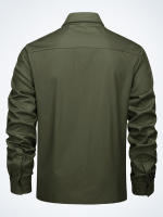 MAGCOMSEN-Camisa de manga larga para hombre, camisa de trabajo informal con botones y bolsillos, ligera, para senderismo y montaña - details 1
