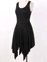 Tutú de ballet para mujer adulta con tirantes finos, vestido contemporáneo de gasa asimétrico, trajes de danza lírica - details 30