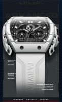 Reloj Deportivo de Moda para Hombres Leten Cuarzo Premium Correa de Silicona Impermeable - details 3