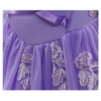 Disfraz de princesa Aurora Rapunzel para niña, disfraz elegante de tul para Navidad y Halloween, cumpleaños - details 5