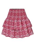 Ral plisado corto para mujer, falda Vintage de cintura alta con volantes, vestido bohemio de vacaciones para mujer - details 2