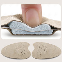 Almohadillas de cuero para el antepié para mujer, almohadillas antideslizantes para el cuidado de los pies, pegatinas para aliviar el dolor, 2 piezas - details 7