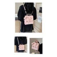 Mochila Premium sense para mujer, mochila informal con textura sólida de color, nueva moda 2025 - details 23