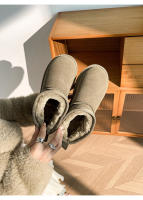 Nuevo invierno de lana y cuero, zapatos de algodón con aumento integrado, botas de cuero genuino, botas de nieve cálidas y esponjosas - details 19