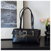 Bolso de las axilas de textura premium, bolso de hombro portátil informal versátil de estilo simple para viajar a la moda para mujer - details 15