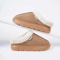 Zapatos de invierno para mujer, zapatos informales de casa para hombre 2025, zapatos cálidos de algodón para exteriores para mujer, zapatillas acolchadas de felpa para interiores para mujer - details 1