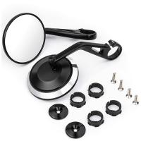 Kit de espejos retrovisores laterales para manillar de aleación de aluminio CNC para motocicleta, Kit de espejo final para Triumph Street Triple S 765 765RS 765R Bobber T120 Daytona 660 675 T120 T100, etc. - details 14