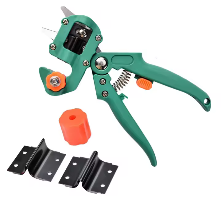 Tijeras de poda para jardín kit de herramientas para frutas verdes y árboles Orchard Green mejoradas para granjas y podas - 1