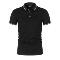 Polo de Moda para Hombre, Camiseta Vertical de talla grande con Cuello, Holgada de Manga Corta para Europa Y América - details 2