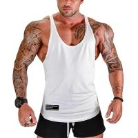 Gym Bodybuilding Fitness Vests Mens Running Sport Cotton Tank Tops Summer Breathable Sleeveless Y Back Suspender Belt Undershirt - details 14