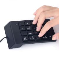 Universal numeric keypad USB Wire  number keycap for Laptop Desktop PC Computer Numpad 18 Keys Keyboard Accountant - details 3